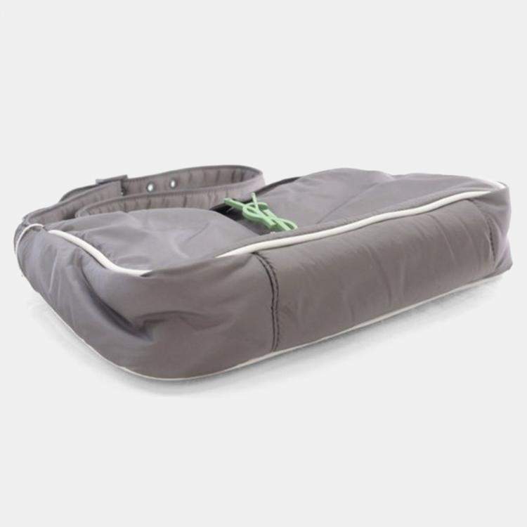 Pre Owned Saint Laurent Nylon Le 5 A 7 Hobo