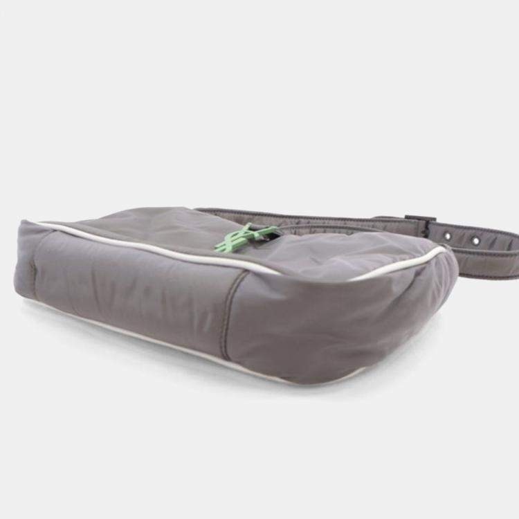 Pre Owned Saint Laurent Nylon Le 5 A 7 Hobo