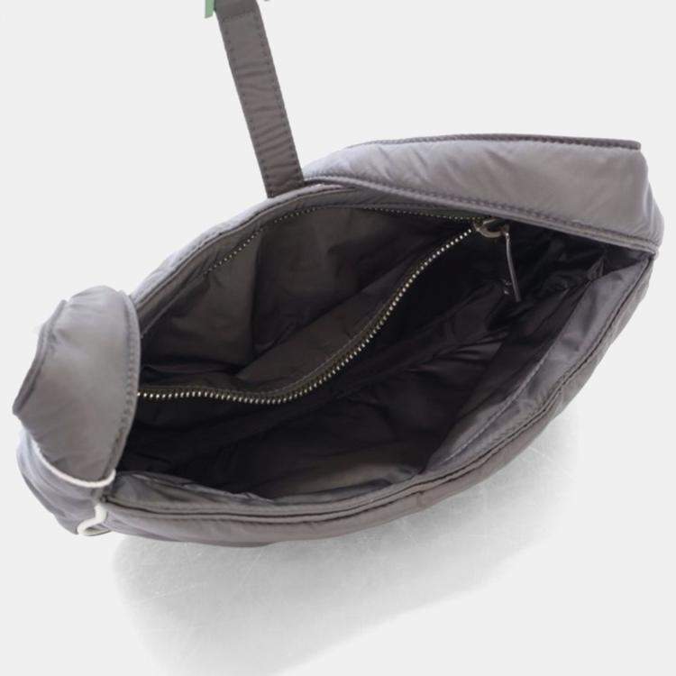 Pre Owned Saint Laurent Nylon Le 5 A 7 Hobo