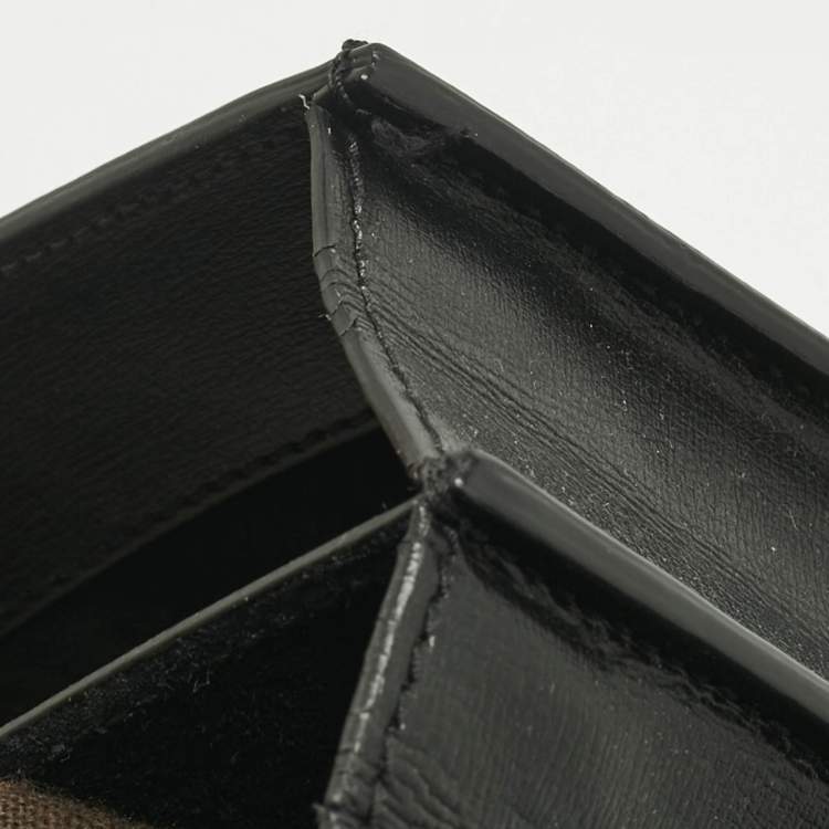 Pre Owned Saint Laurent Black Leather Medium Sunset Shoulder Bag