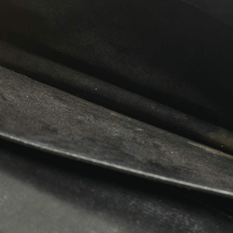 Pre Owned Saint Laurent Black Leather Medium Sunset Shoulder Bag