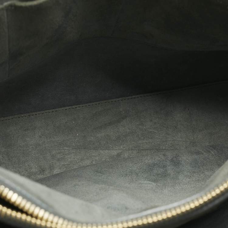 Pre Owned Saint Laurent Dark Grey Leather Small Classic Sac De Jour Tote