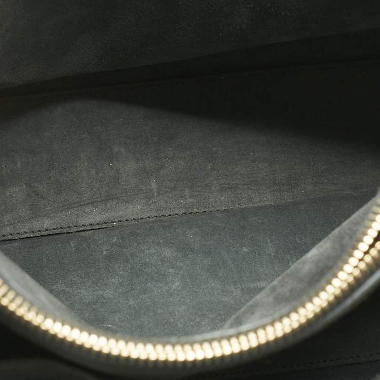 Pre Owned Saint Laurent Dark Grey Leather Small Classic Sac De Jour Tote