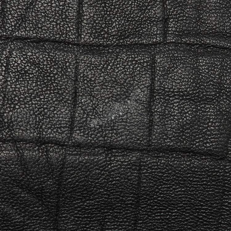 Pre Owned Saint Laurent Black Leather Niki Medium Flap Shoulder Bag