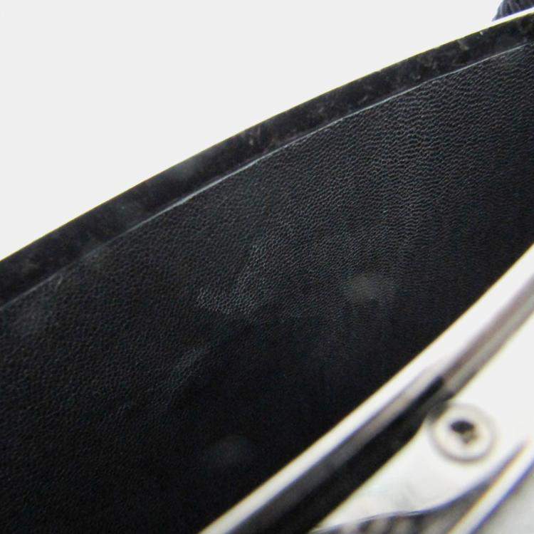 Pre Owned Yves Saint Laurent Opium Leather Shoulder Bag Black