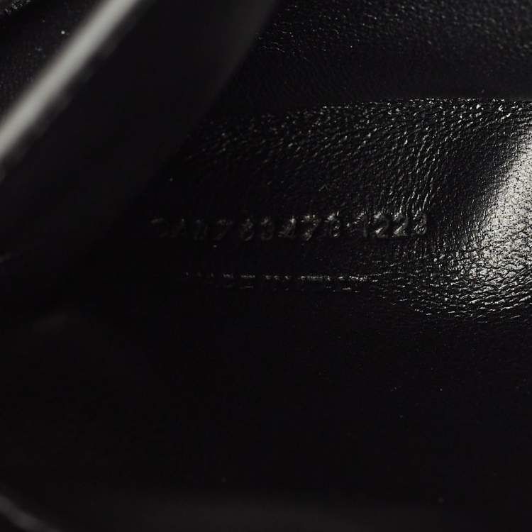 Pre Owned Saint Laurent Sac De Jour Duffle Small Black Leather Satchel