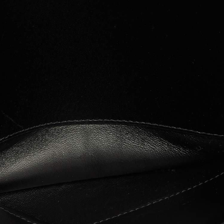 Pre Owned Saint Laurent Sac De Jour Duffle Small Black Leather Satchel