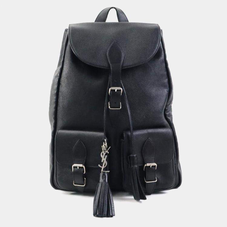 مملوكة مسبقًا Saint Laurent Saint Laurent Backpack Leather Black
