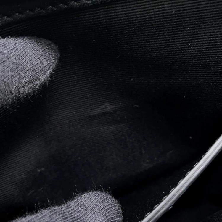 Pre Owned Saint Laurent Paris Niki Shoulder Bag Black Leather Size Small