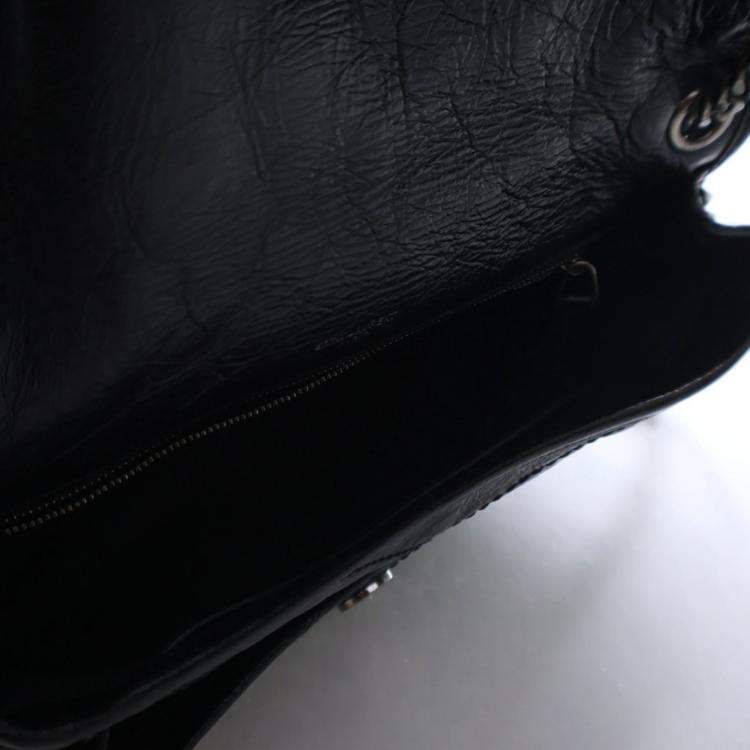 Pre Owned Saint Laurent Calfskin Medium Niki Bag