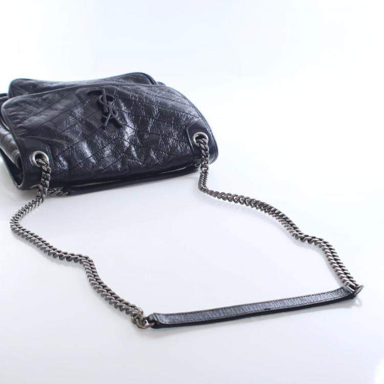 Pre Owned Saint Laurent Calfskin Medium Niki Bag