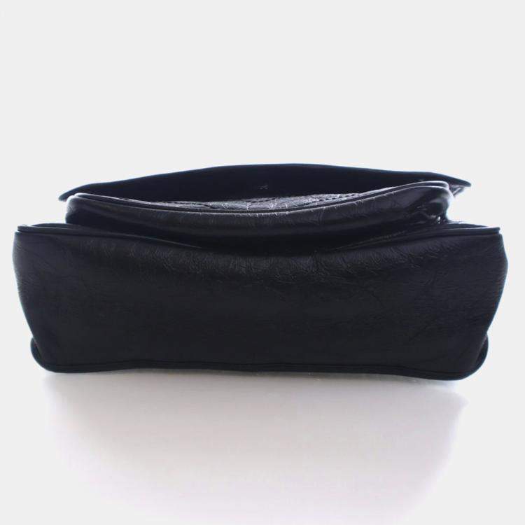 Pre Owned Saint Laurent Calfskin Medium Niki Bag