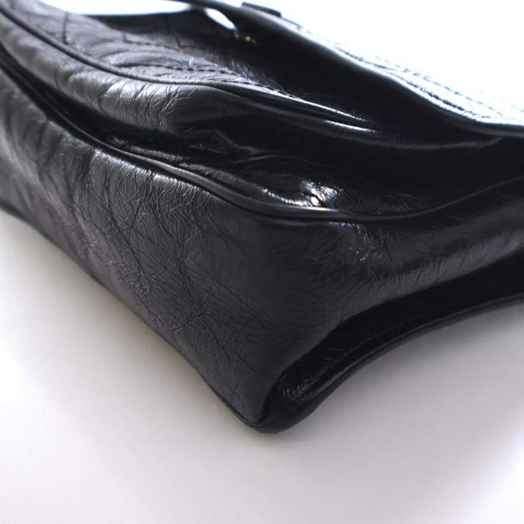 Pre Owned Saint Laurent Calfskin Medium Niki Bag