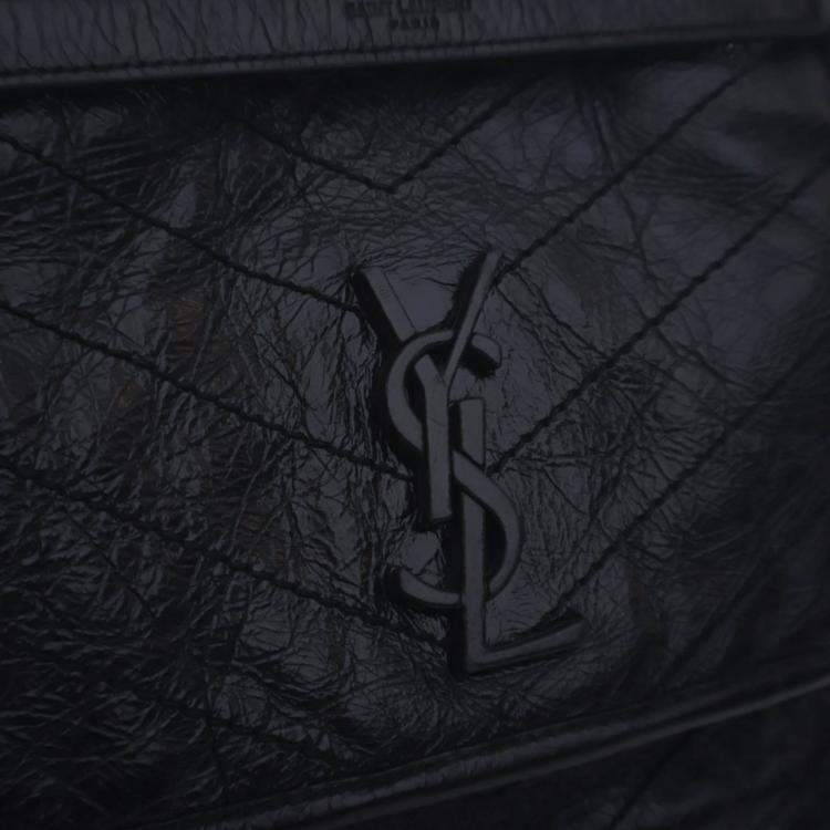 Pre Owned Saint Laurent Calfskin Medium Niki Bag