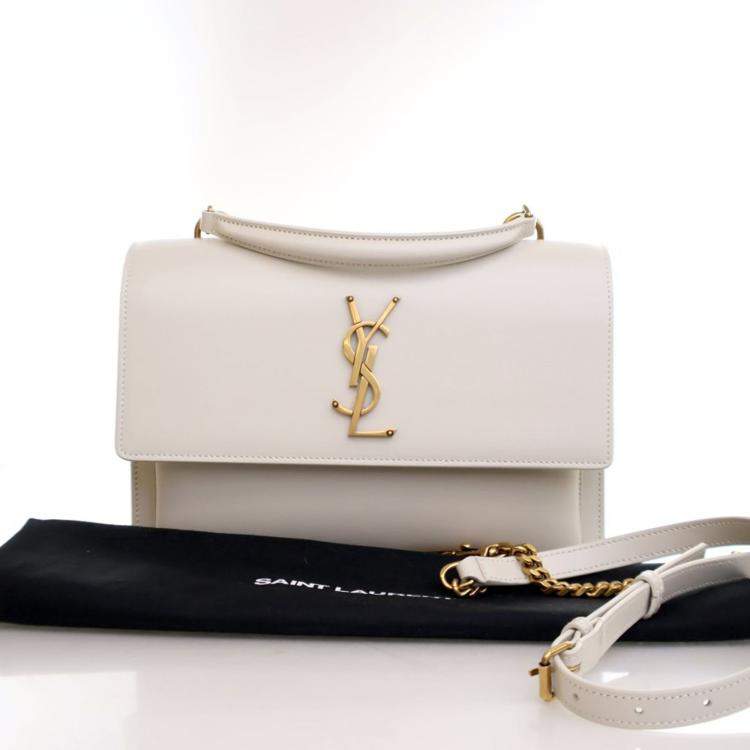 Pre Owned Saint Laurent Medium Sunset Flap Bag