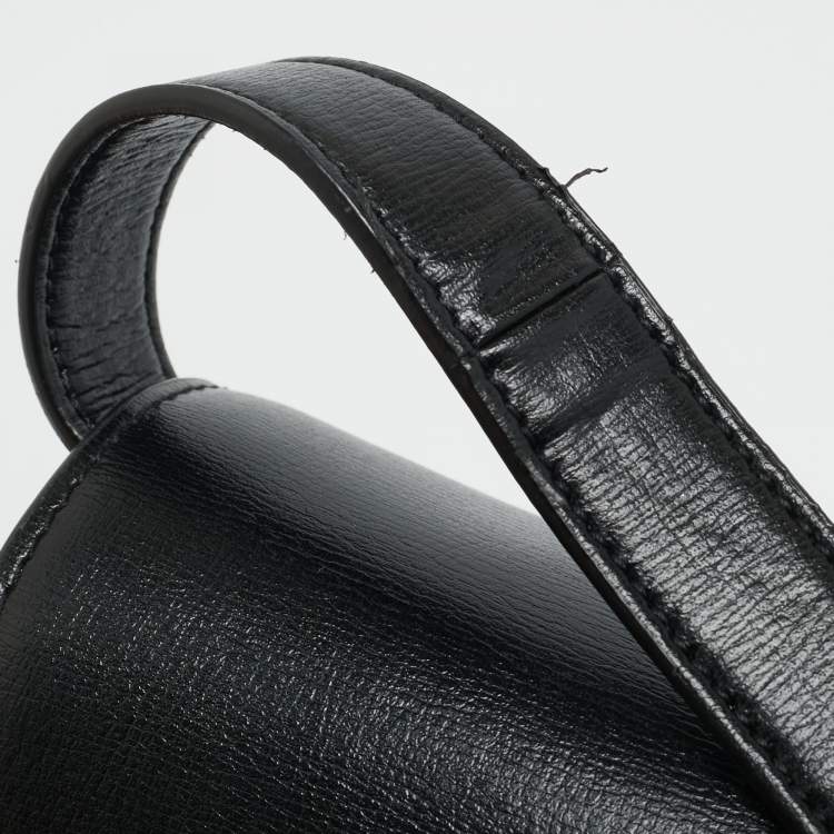 مملوكة مسبقًا Saint Laurent Bellechasse Black/Grey Leather and Suede Shoulder Bag