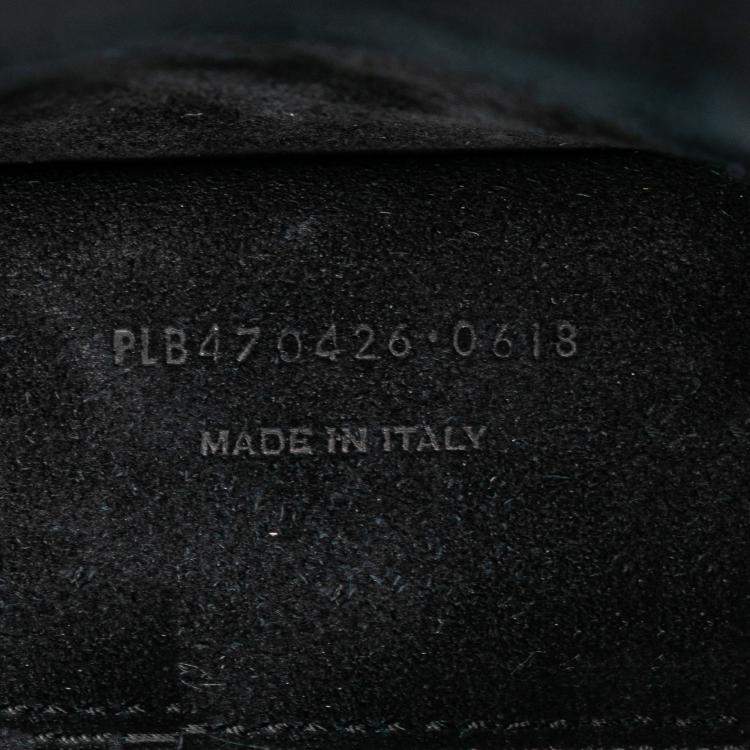 مملوكة مسبقًا Saint Laurent Paris Black Medium Studded Calfskin Monogram Sunset Crossbody