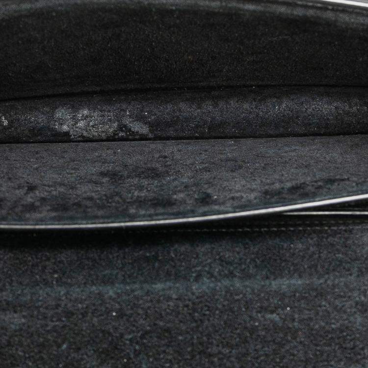 مملوكة مسبقًا Saint Laurent Paris Black Medium Studded Calfskin Monogram Sunset Crossbody