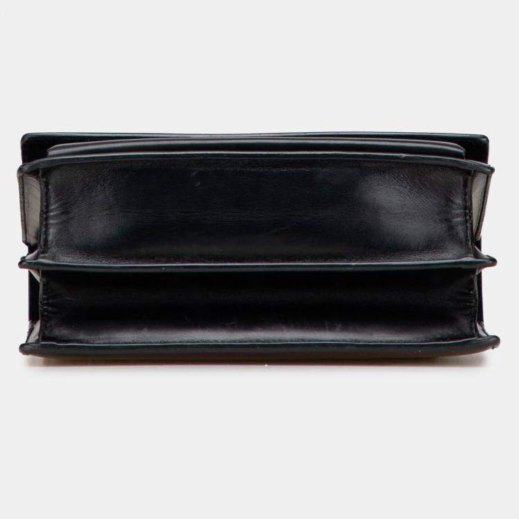 مملوكة مسبقًا Saint Laurent Paris Black Medium Studded Calfskin Monogram Sunset Crossbody