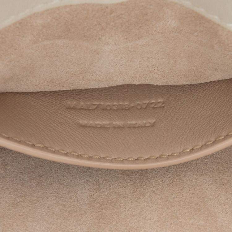 Pre Owned Saint Laurent Paris White Mini Smooth Calfskin Le 5 a 7 Hobo