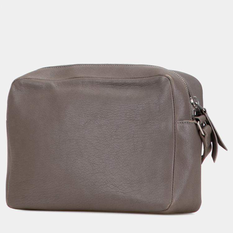 Pre Owned Saint Laurent Paris Small Lambskin Monogram Lou Camera Bag