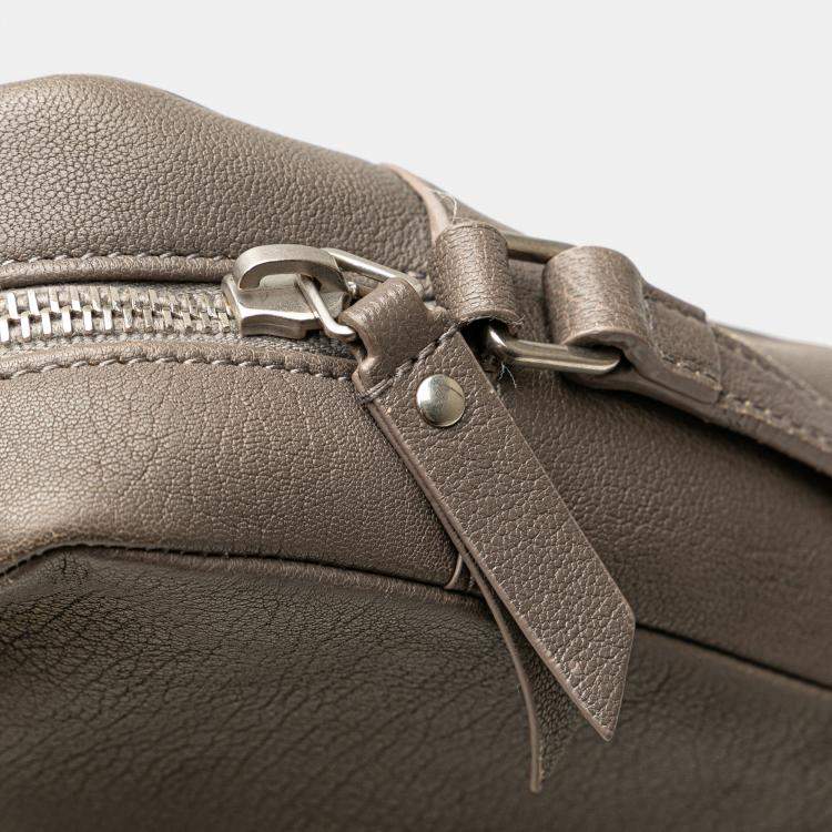 Pre Owned Saint Laurent Paris Small Lambskin Monogram Lou Camera Bag