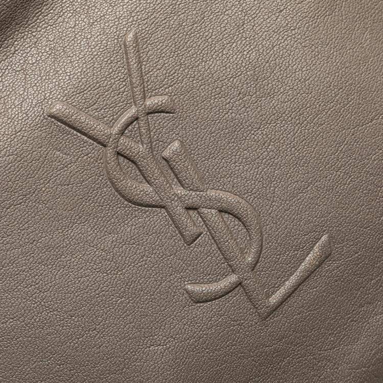 Pre Owned Saint Laurent Paris Small Lambskin Monogram Lou Camera Bag