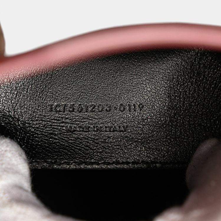 Pre Owned Saint Laurent Paris Red Small Leather Uptown Satchel