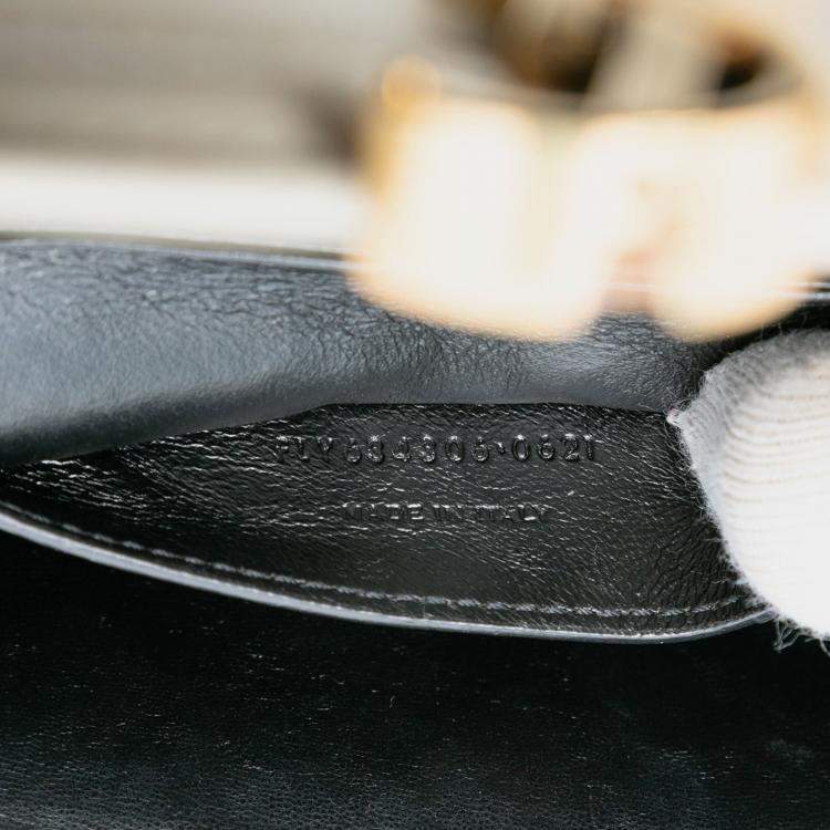 Pre Owned Saint Laurent Paris White Small Calfskin Solferino Satchel In Box