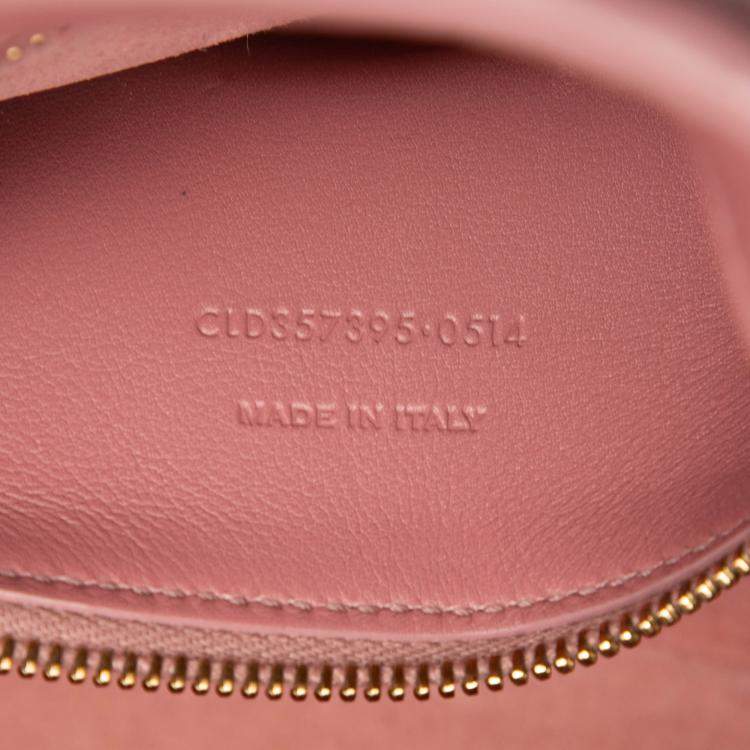 Pre Owned Saint Laurent Paris Pink Small Leather Monogram Cabas Satchel