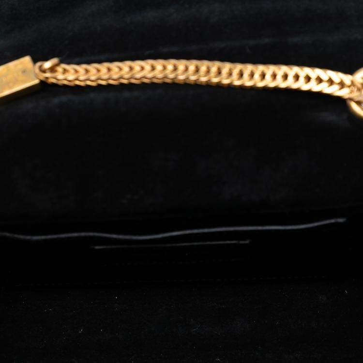 مملوكة مسبقًا Saint Laurent Paris Black Small Leather Monogram Kate Tassel Crossbody