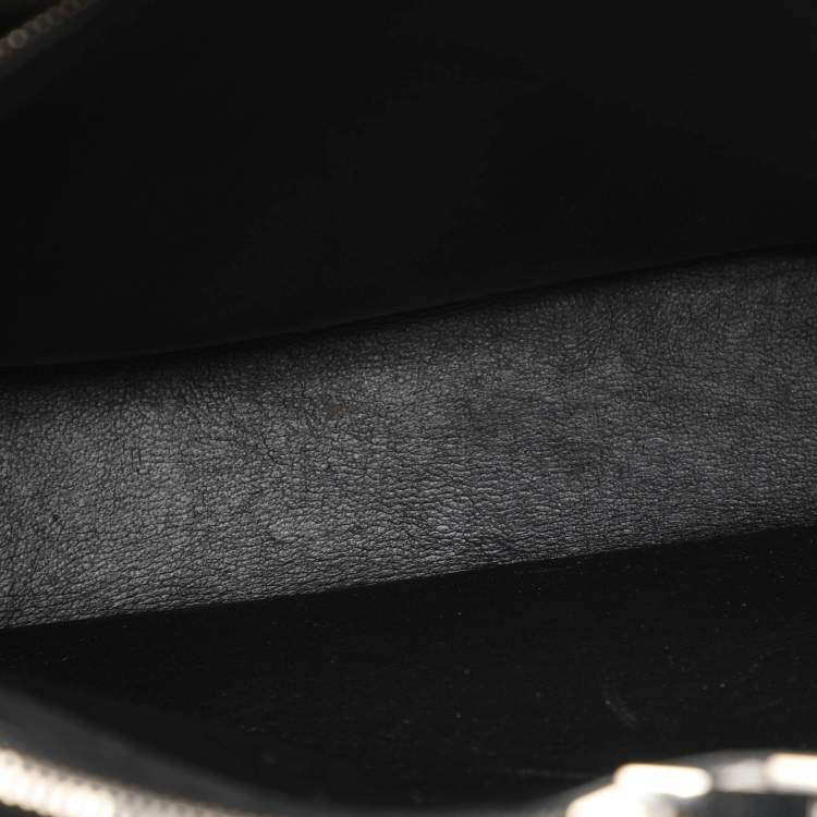 Pre Owned Saint Laurent Sac De Jour Small Black Suede Tote