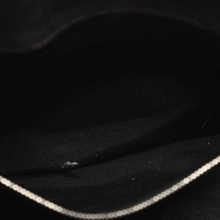 Pre Owned Saint Laurent Sac De Jour Small Black Suede Tote