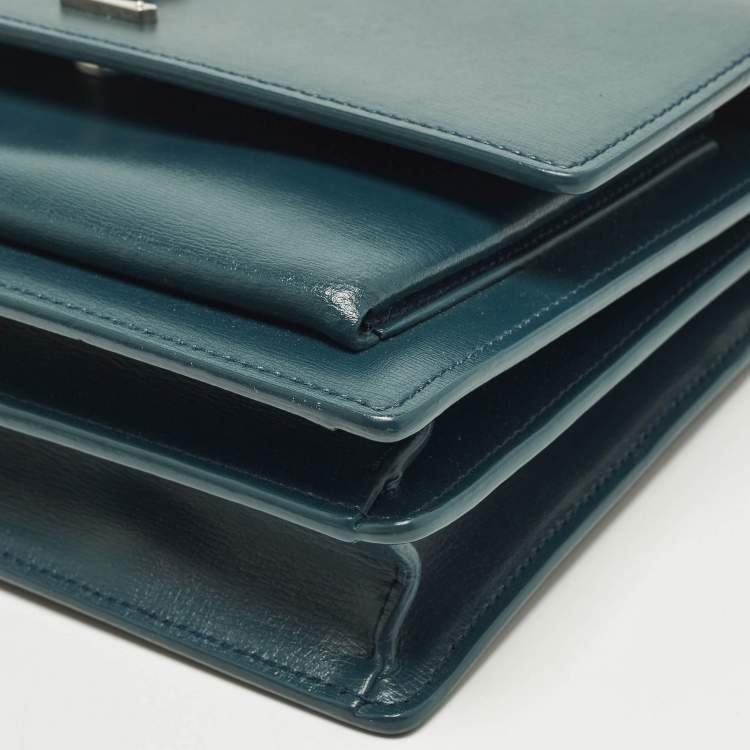 Pre Owned Saint Laurent Sunset Medium Leather Shoulder Bag