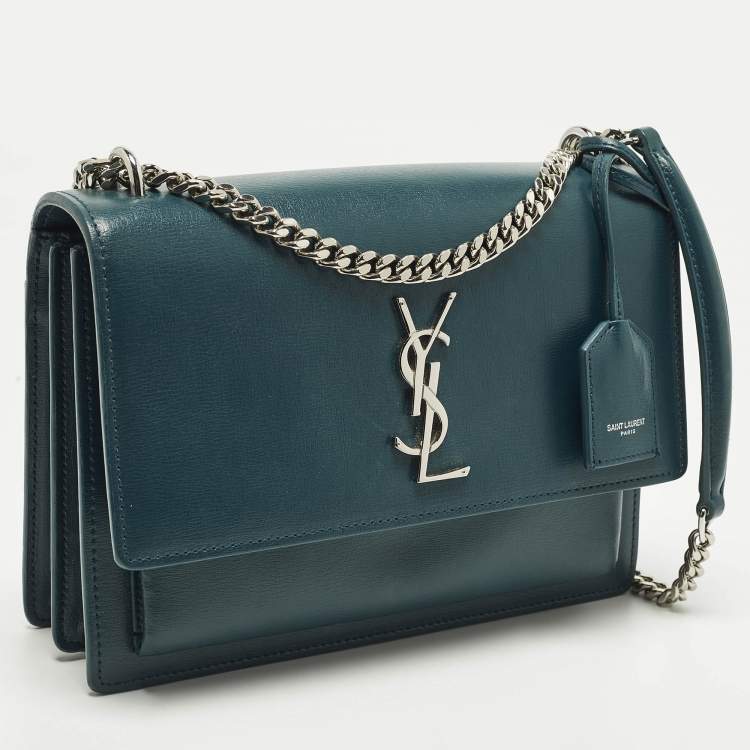 Pre Owned Saint Laurent Sunset Medium Leather Shoulder Bag