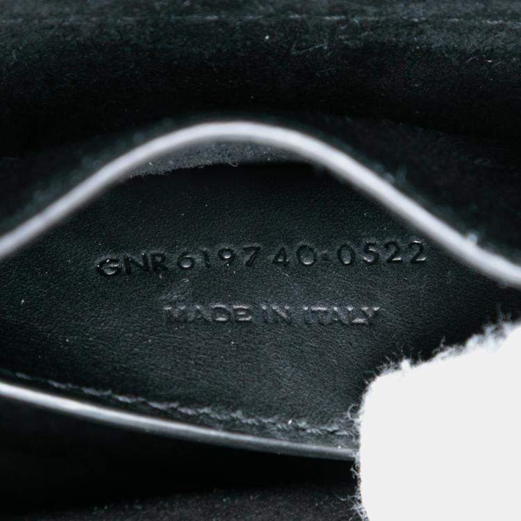 مملوكة مسبقًا Saint Laurent Paris Black Small Leather Monogram Kaia Crossbody