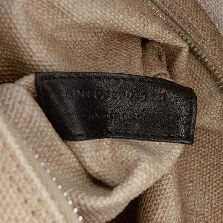 مملوكة مسبقًا Saint Laurent Paris Brown Canvas Rive Gauche Tote