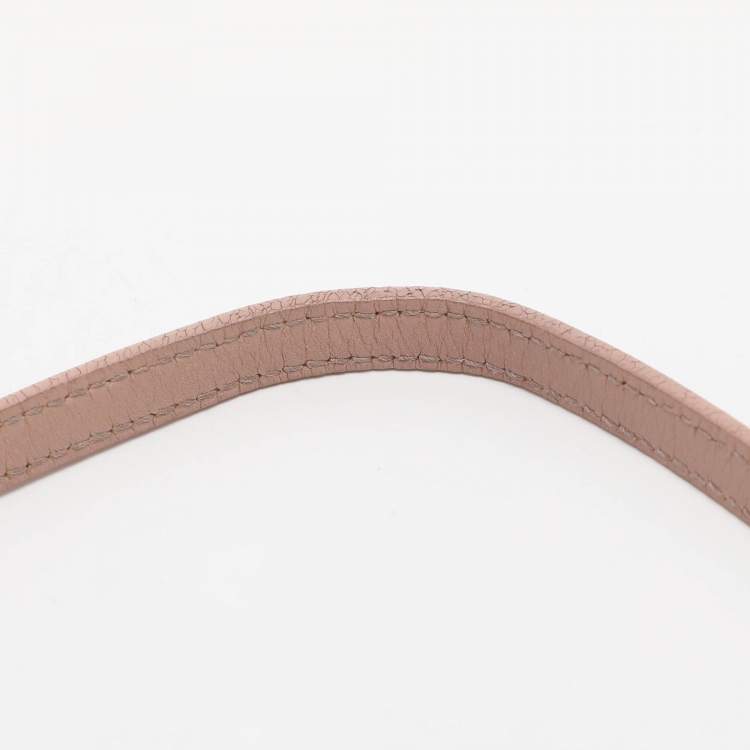 مملوكة مسبقًا Saint Laurent Paris Kate Nude Pink Leather Wallet On Chain