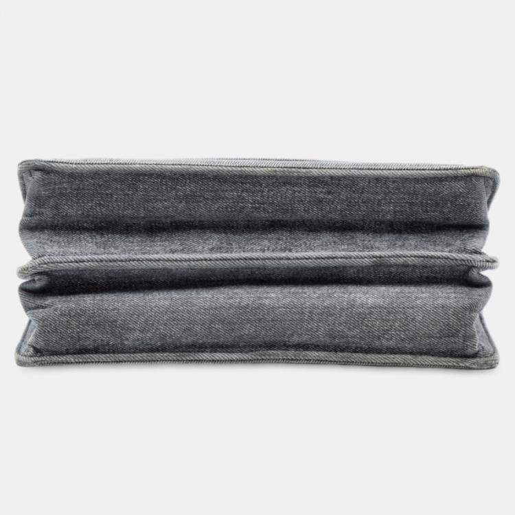 Pre Owned Saint Laurent Paris Medium Denim Monogram Sunset Crossbody