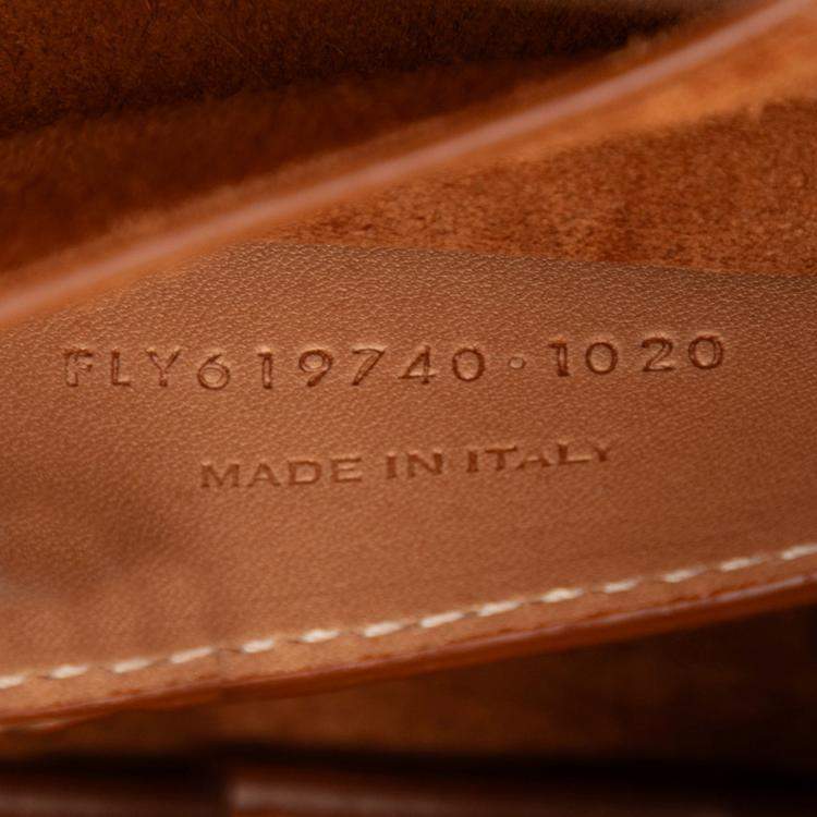 Pre Owned Saint Laurent Paris Brown Small Leather Kaia Crossbody