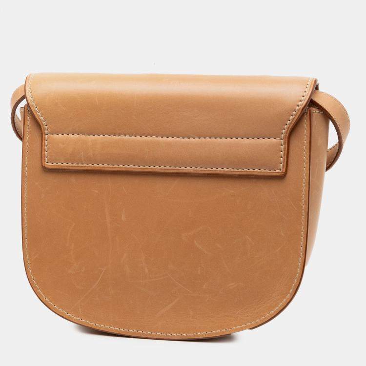 Pre Owned Saint Laurent Paris Brown Small Leather Kaia Crossbody