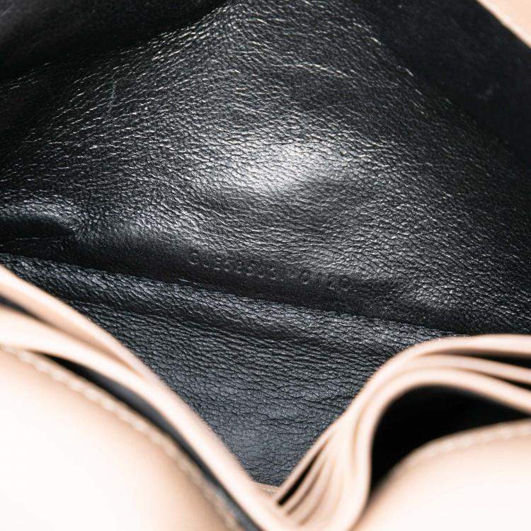 Pre Owned Saint Laurent Paris Brown Quilted Lambskin Becky Wallet on Chain