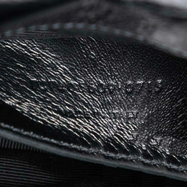 مملوكة مسبقًا Saint Laurent Paris Black Medium Crinkled Calfskin Punk Chain Bag