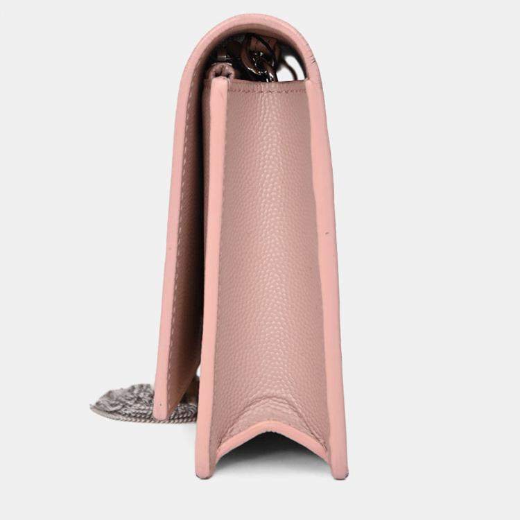 Pre Owned Saint Laurent Pink Small Kate Tassel Crossbody Bag