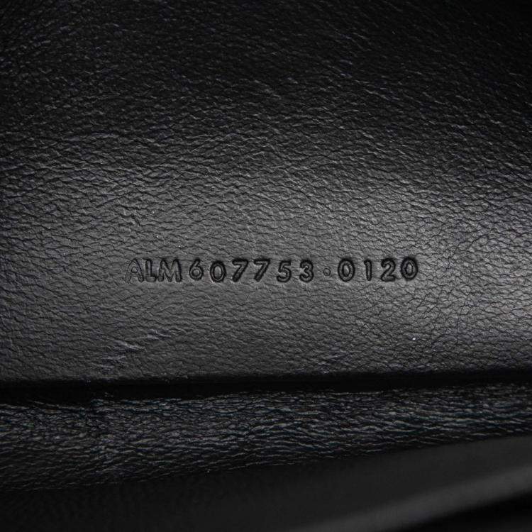 Pre Owned Saint Laurent Paris Black Mini Grain de Poudre Uptown Crossbody