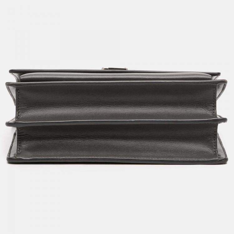 Pre Owned Saint Laurent Paris Medium Leather Monogram Sunset Crossbody