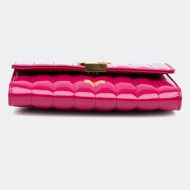 مملوكة مسبقًا Saint Laurent Paris Pink Medium Patent Vicky Crossbody