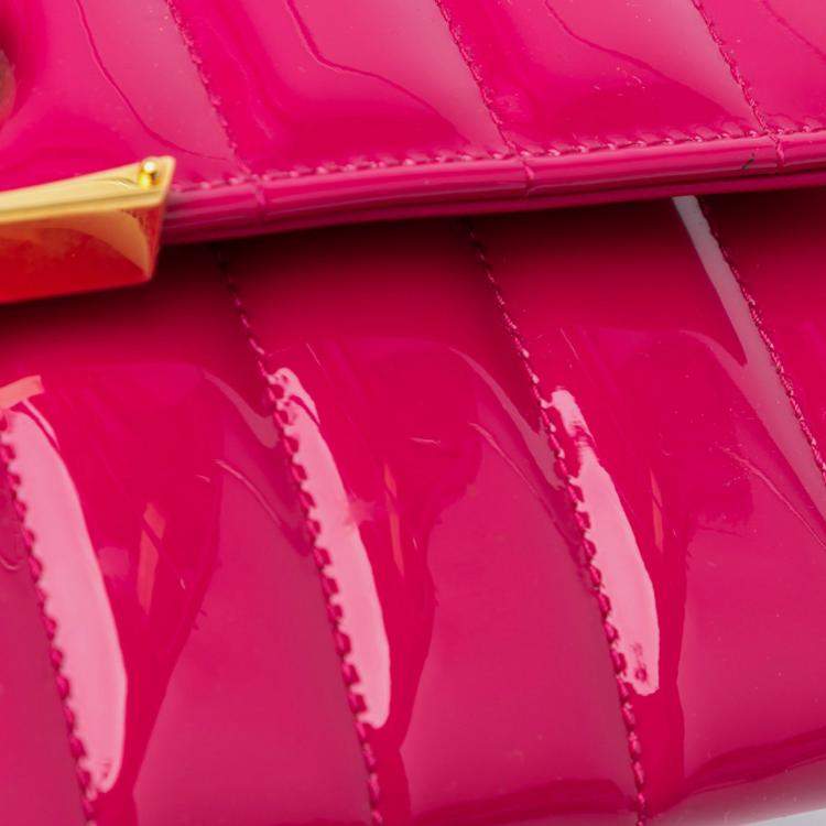 مملوكة مسبقًا Saint Laurent Paris Pink Medium Patent Vicky Crossbody