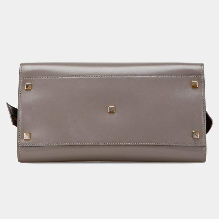 مملوكة مسبقًا Saint Laurent Paris Medium Leather Monogram Uptown Satchel