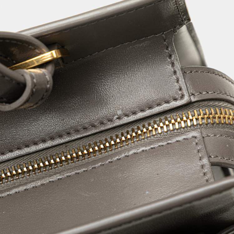 مملوكة مسبقًا Saint Laurent Paris Medium Leather Monogram Uptown Satchel